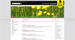 Desktop Screenshot of bargen.ch